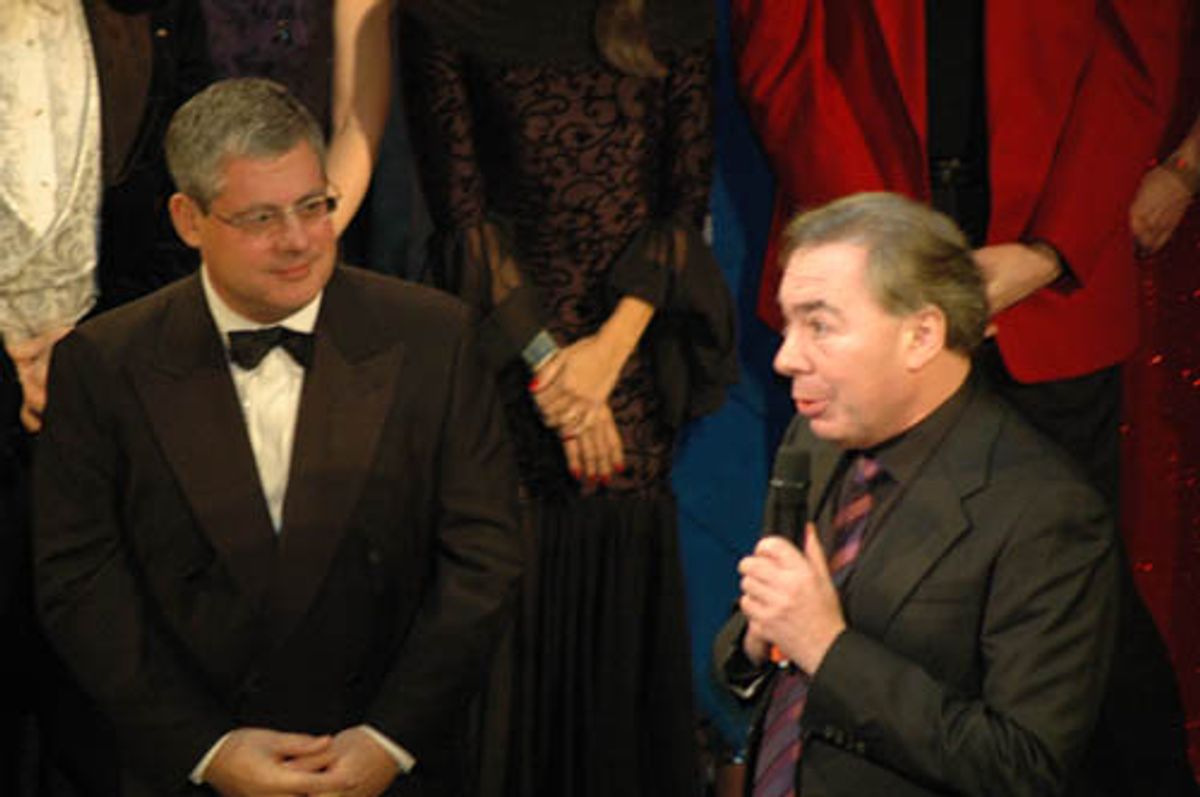 Cameron Mackintosh and Andrew Lloyd Webber
 at 